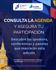 Analfe revela la agenda del 25° Congreso Nacional, descúbrela y reserva tu cupo